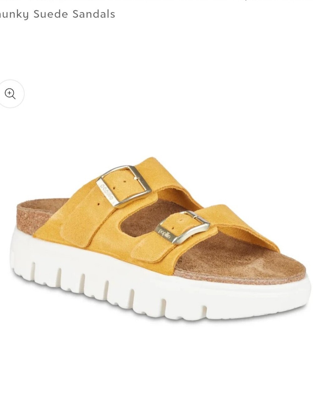 Birkenstock Women's Papillio Arizona Chunky Suede Sandals - Picture 8 of 10